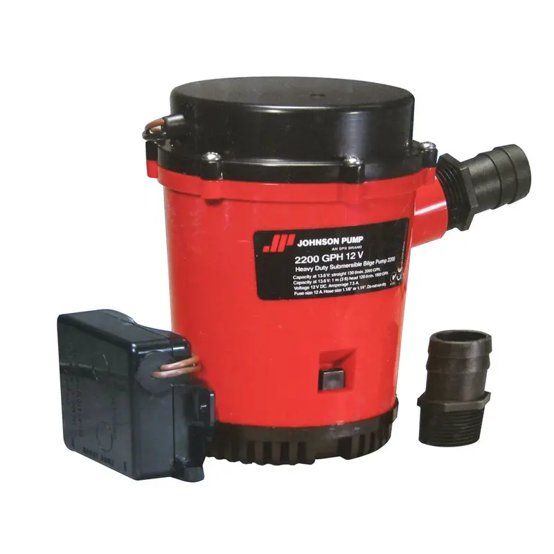 Johnson Pump Ultima 2200 Gph Auto Bilge Pump – 12V Dc With Integrated Controller, 02274-001 1