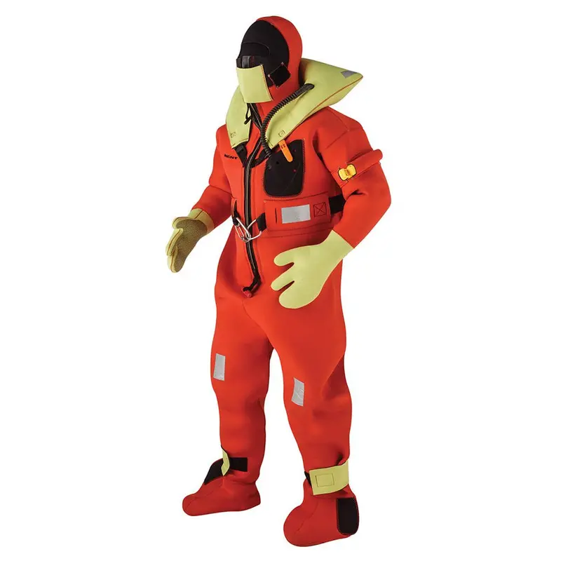 Kent Commercial Uscg/Solas-Approved Immersion Suit – High-Visibility Orange – One-Size-Fits-Most – Model 154100-200-004-13 1