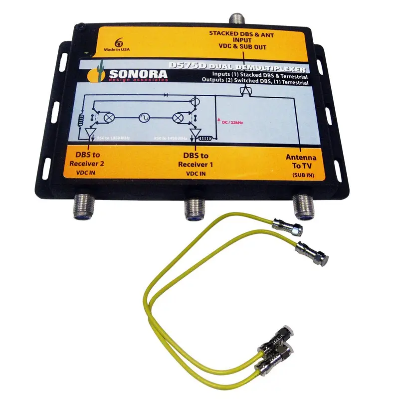 Kvh Dual-Output Signal Destacker For Satellite Communications 1