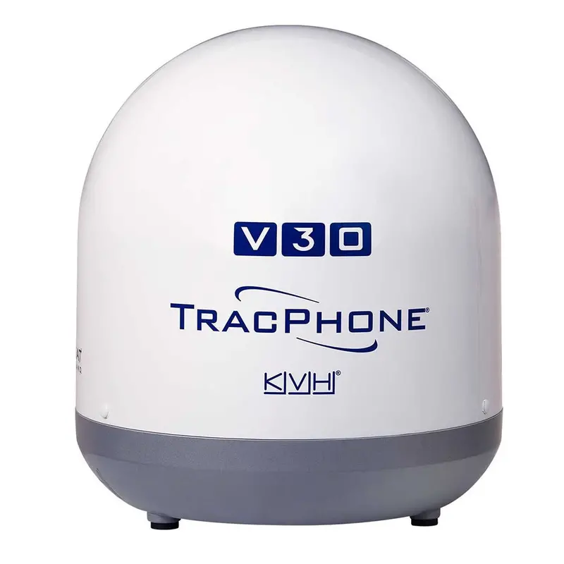 Kvh Tracphone V30 Ultra-Compact Satellite Communications System With Dc-Bdu [01-0432-01] 1