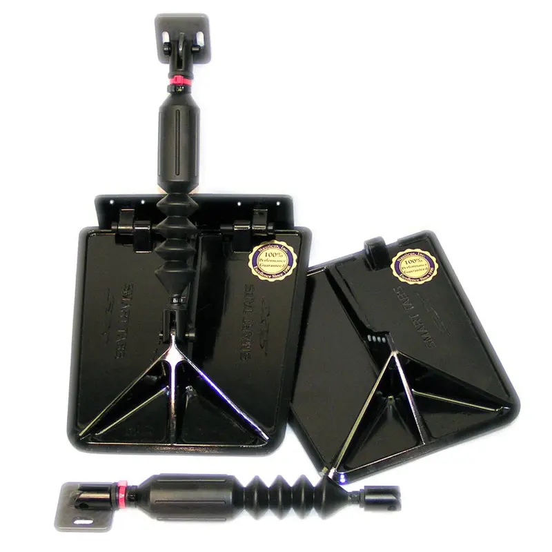 Lectrotab Smart Tab Sx Composite 9.5" X 10" Trim Tabs – Black, For 18–20' Boats (150–240 Hp) – Sx9510-80 1