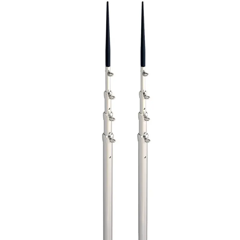Lee’S 16.5 Ft Bright Silver & Black Telescopic Spike Pole For Sidewinder Trailers [Tx3916Sl/Sl] 1