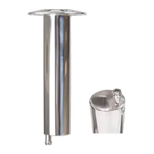 Lees Medium Stainless Steel Rod Holder – Vertical Mount 1
