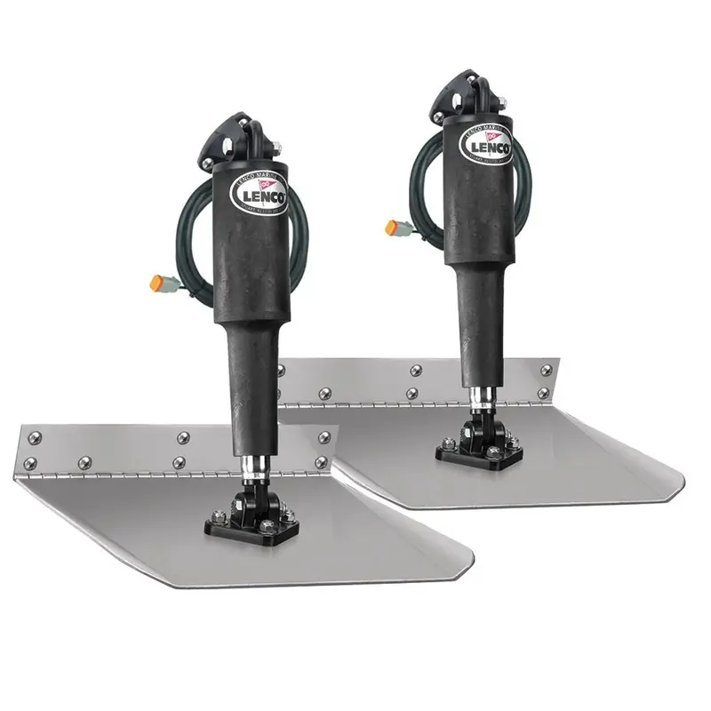 Lenco 12" X 12" Standard Trim Tab Kit – No Switch, 12V [15007-101] 1