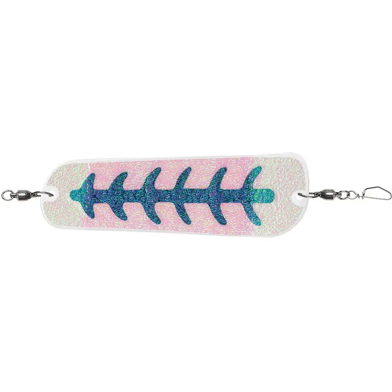 Luhr-Jensen 11-Inch Money Roll Flasher – Pearl Blue Skeleton Design (5860-011-1760) 1