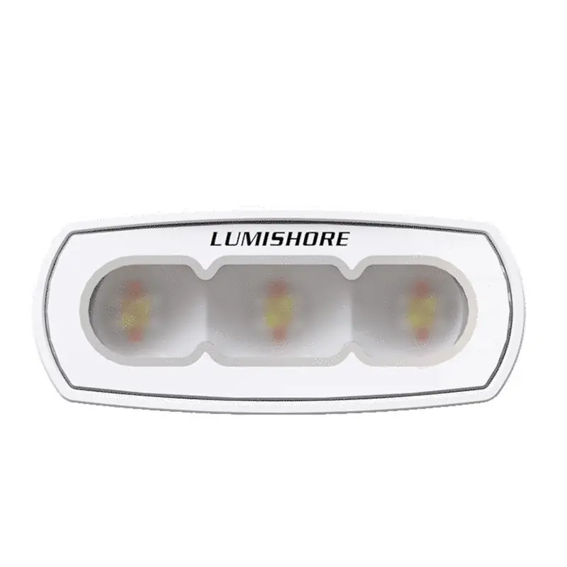 Lumishore Lux 4-Inch White Flood Light – Matte White Housing [010-04459-00] 1