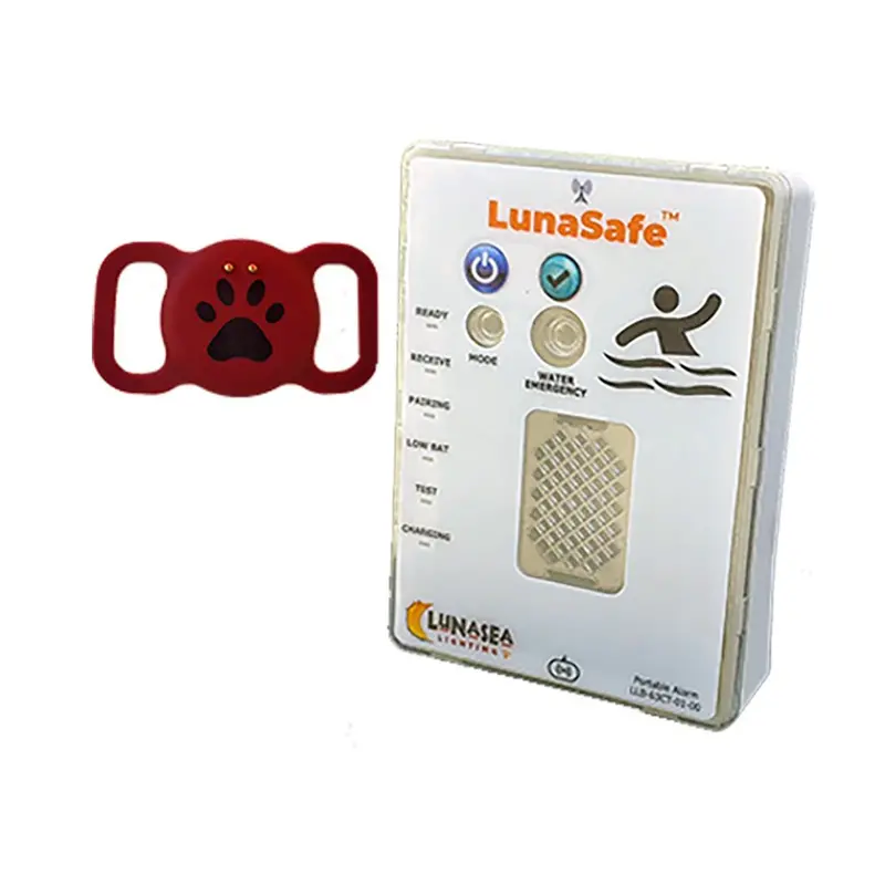 Lunasea Pet Safety Rf Transmitter – Red, Waterproof & Rechargeable 1