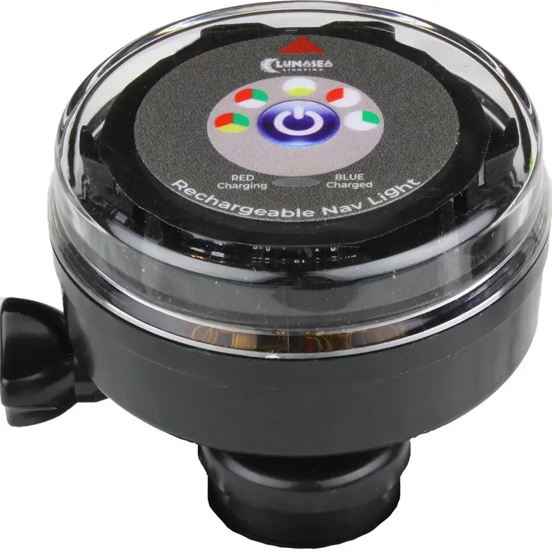 Lunasea Rechargeable Tri-Color Portable Navigation Light – Standalone, No Mount Included 1