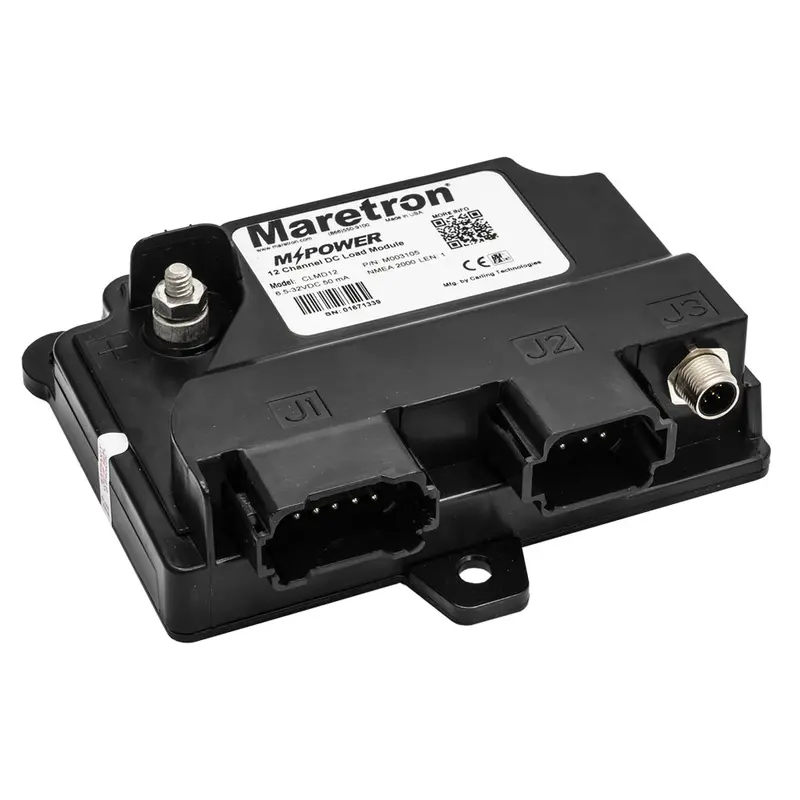 Maretron Clmd12: Mpower 12-Channel Dc Load Controller Module – Nmea 2000 Compatible, No Connectors Included 1