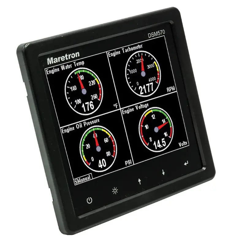Maretron Dsm570 5.7-Inch High-Resolution Marine Color Display With Black Housing [Dsm570-01] 1