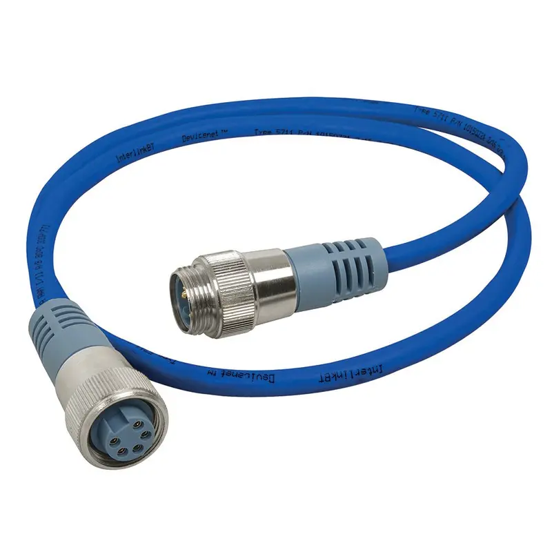 Maretron Nm-Nb1-Nf-05.0 5-Meter Blue Mini Double-Ended Cordset (Male To Female) 1