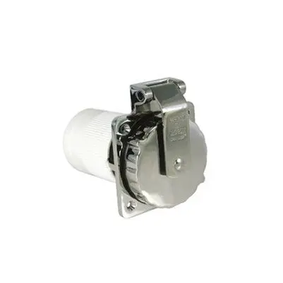 Marinco Easy Lock 50-Amp Shore Power Inlet With Backplate 1