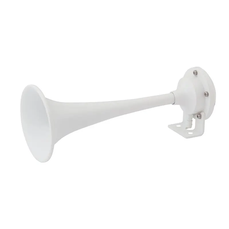 Marinco White Epoxy-Coated Mini Trumpet Air Horn [10104] 1