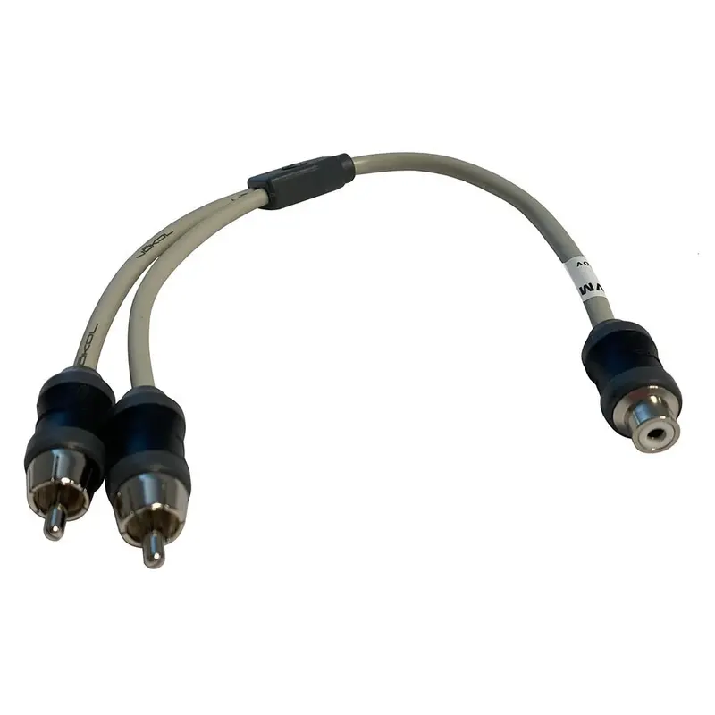 Marine-Grade Rca Twisted-Pair Y Adapter – 1 Female To 2 Male (Model Vmcrca1F2M) 1