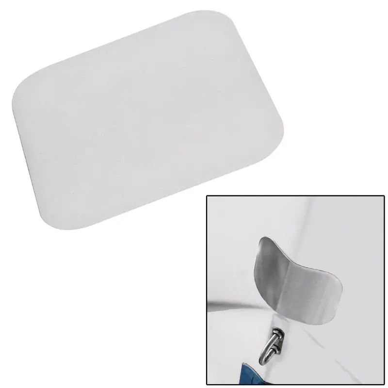 Megaware Scuffbuster Standard Solid Bow Guard – 5.75" X 4.5", 22-Gauge Stainless Steel 1