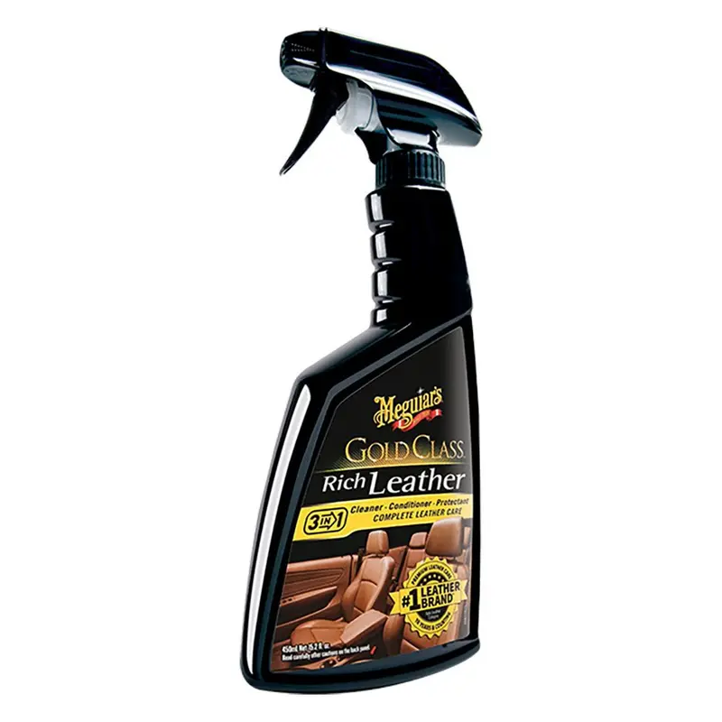 Meguiar’S Gold Class Rich Leather Cleaner And Conditioner Spray – 15.2 Oz Bottle 1