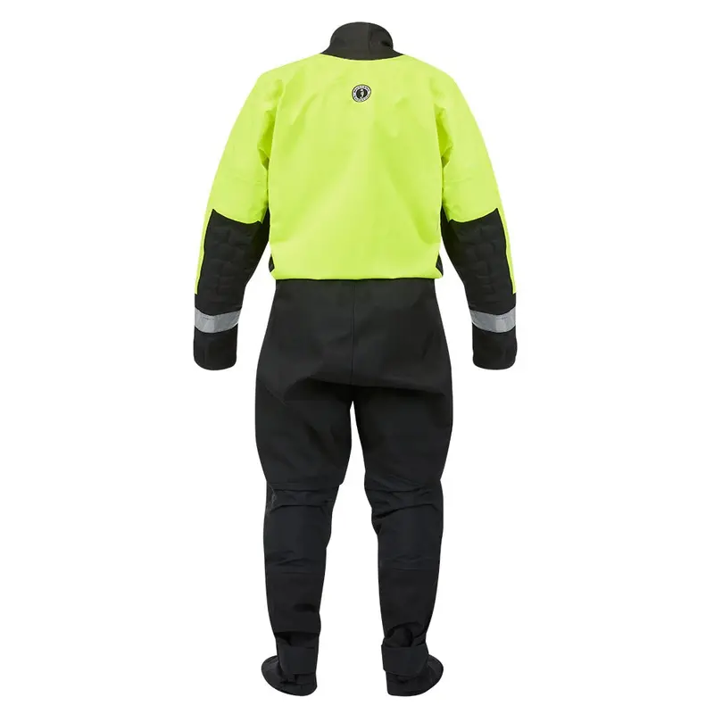 Mustang Msd576 Water Rescue Dry Suit – Fluorescent Yellow-Green/Black, Size Xl 2