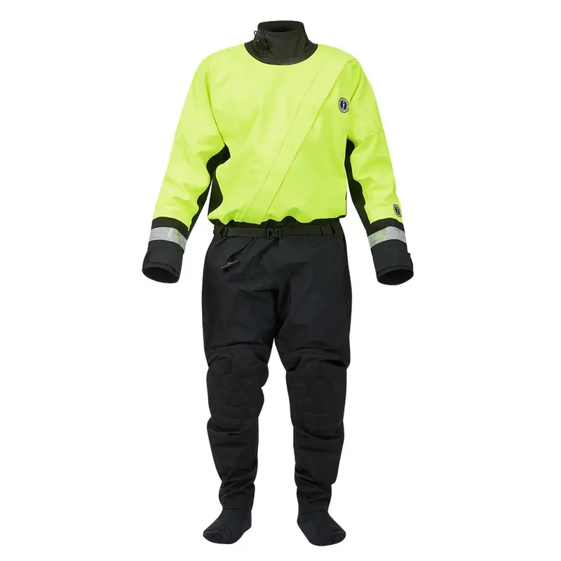 Mustang Msd576 Water Rescue Dry Suit – Fluorescent Yellow-Green/Black, Size Xxl 1