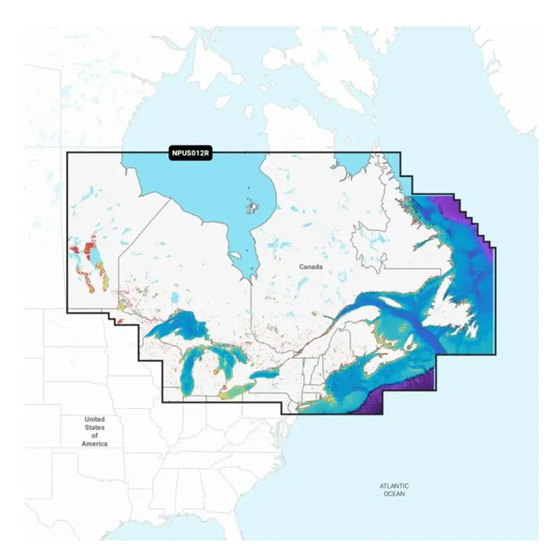 Navionics Platinum+ Chart Card – Canada East & Great Lakes (Npus012R) 1