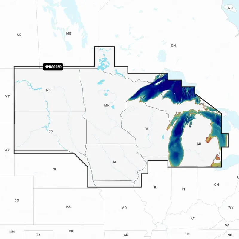 Navionics Platinum+ U.S. North Coast Marine Chart – Npus005R (010-C1368-40) 1