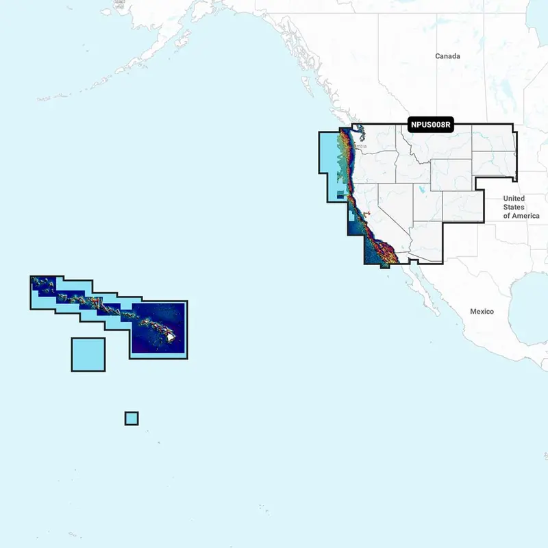 Navionics Platinum+ U.S. West Coast Marine Chart – Npus008R (010-C1371-40) 1