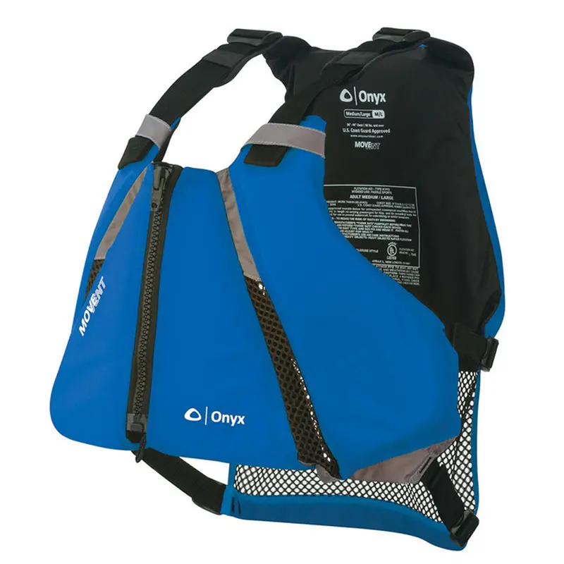Onyx Movevent Curve Adult Pfd For Paddling – Xl/Xxl Blue Life Jacket (Type Iii) 1