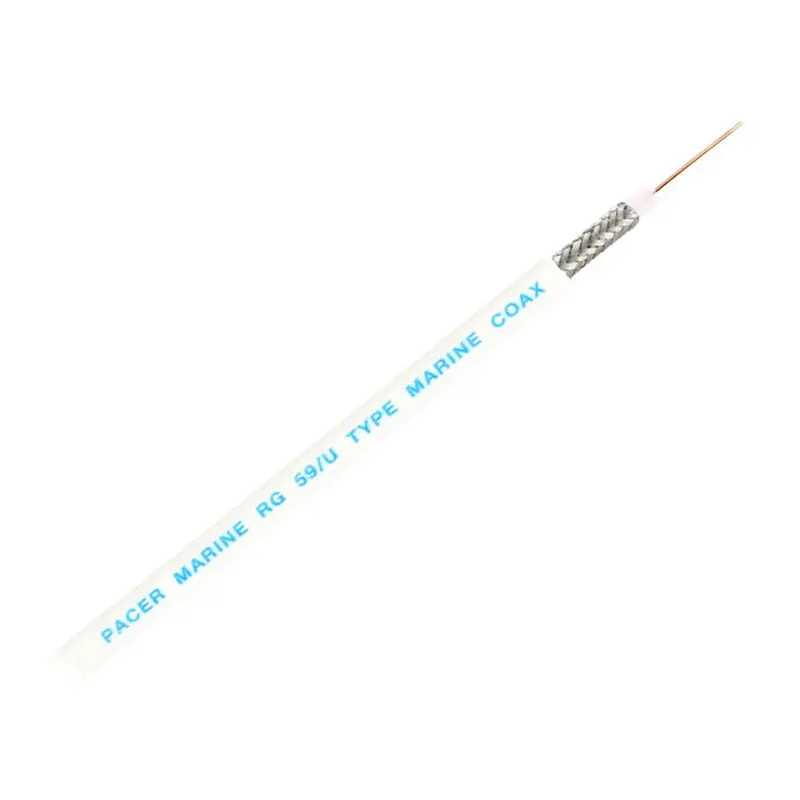 Pacer Mrg59Uw-150 Rg-59Uw Coaxial Cable – White, 150-Foot Spool 1