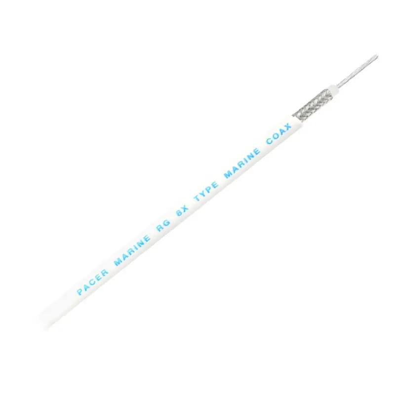 Pacer Mrg8Xw-200 Rg-8Xw Coaxial Cable – White Jacket, 200-Foot Roll 1