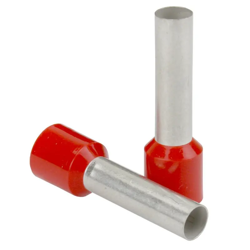 Pacer Red 16 Awg Wire Ferrule – 8Mm Length, 25-Pack (Tfrl16-8Mm-25) 1