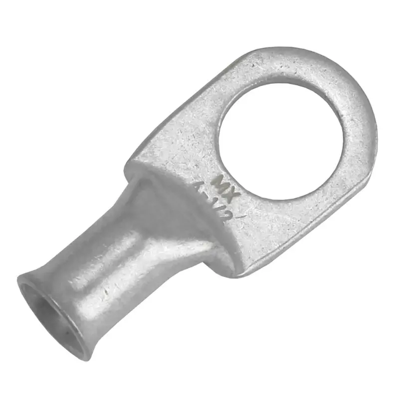 Pacer Tinned Copper Ring Terminal – 4 Awg, 1/2" Stud, 10-Pack [Tae4-12R-10] 1