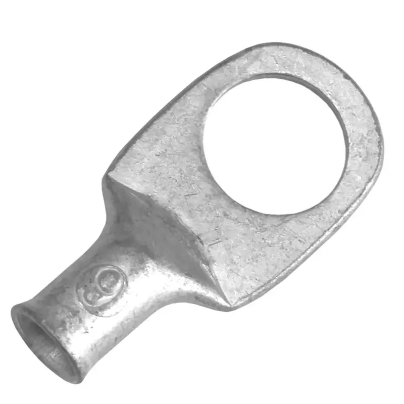 Pacer Tinned Copper Ring Terminal – 6 Awg, 1/2" Stud, 10-Pack [Tae6-12R-10] 1