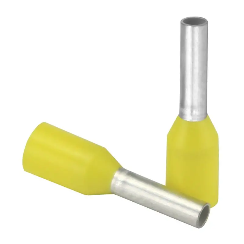 Pacer Yellow 18 Awg Wire Ferrule – 6Mm Length, 25-Pack (Tfrl18-6Mm-25) 1