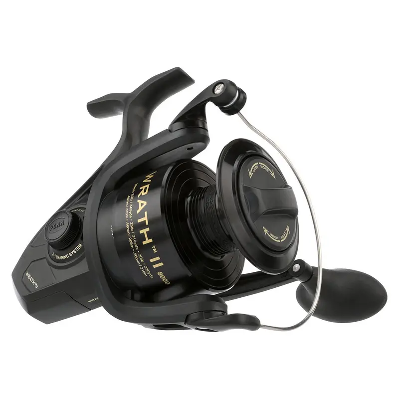 Penn Wrath Ii 8000 Spinning Reel – Saltwater-Ready, High-Capacity Design (Model Wrthii8000C) 1