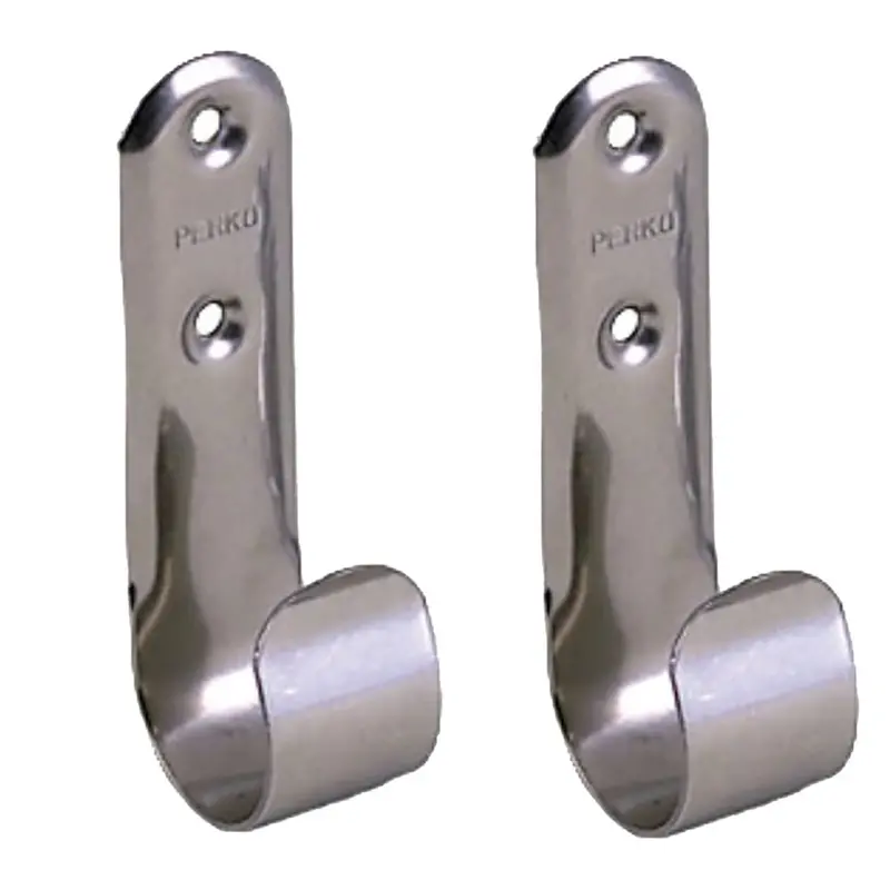 Perko 0492Dp0Sts Stainless Steel Boat Hook Holders – Mounting Brackets, Sold As Pair [0492Dp0Sts] 1