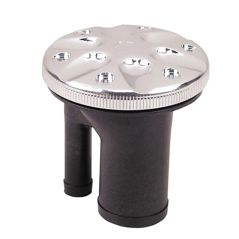 Perko 0591Dpgchr Straight-Neck Vented Fuel Fill Cap For 1-1/2" Hose – Chrome Finish 1