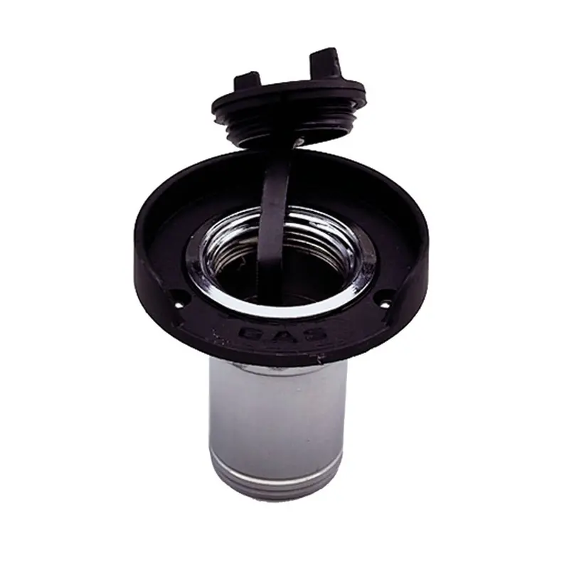 Perko 1-1/2-Inch Gas Fill Fitting – Chrome-Plated Zinc Body With Black Flange (Model 1313Dp0Chr) 1
