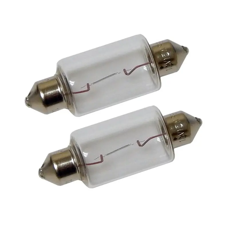 Perko 12V 15W Double-Ended Festoon Bulb Set – Clear – 0.97A – Pair [0070Dp1Clr] 1