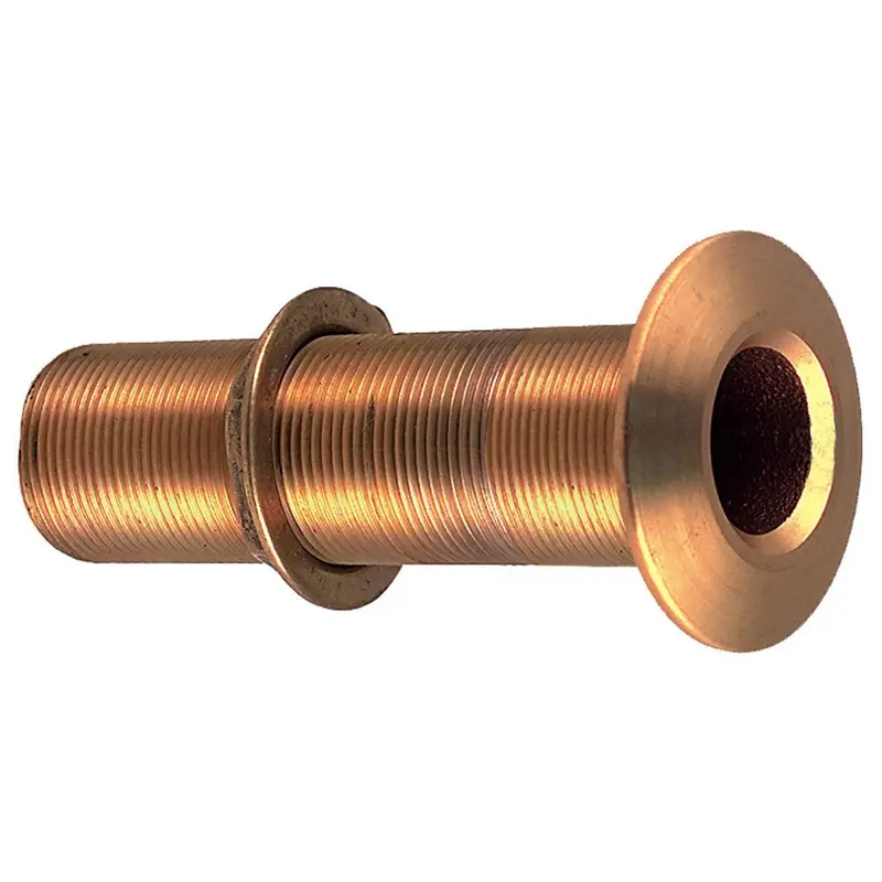 Perko 3/4-Inch Bronze Thru-Hull Fitting With Pipe Thread – Extra-Long Design For Hulls Up To 5" Thick [0348Dp5Plb] 1