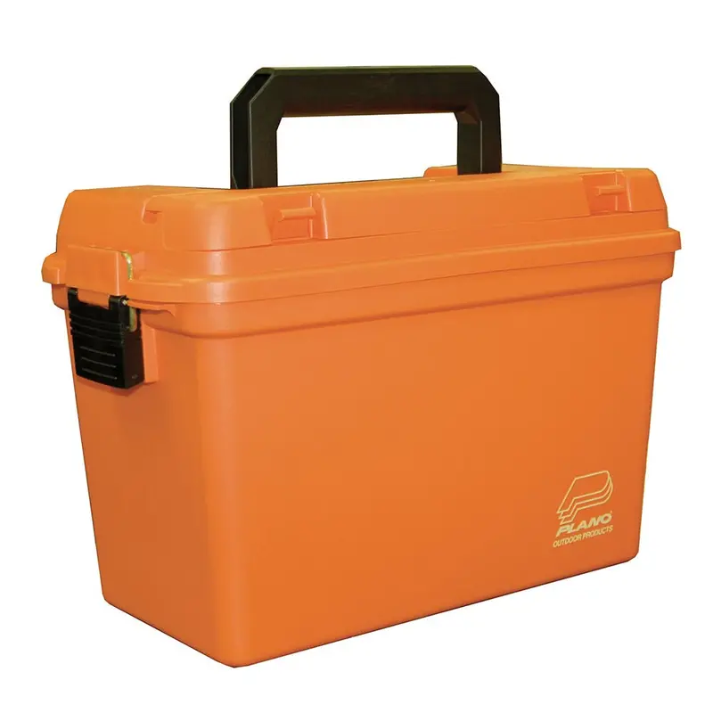 Plano Deep Emergency Dry Storage Box With Integrated Tray – Orange 1