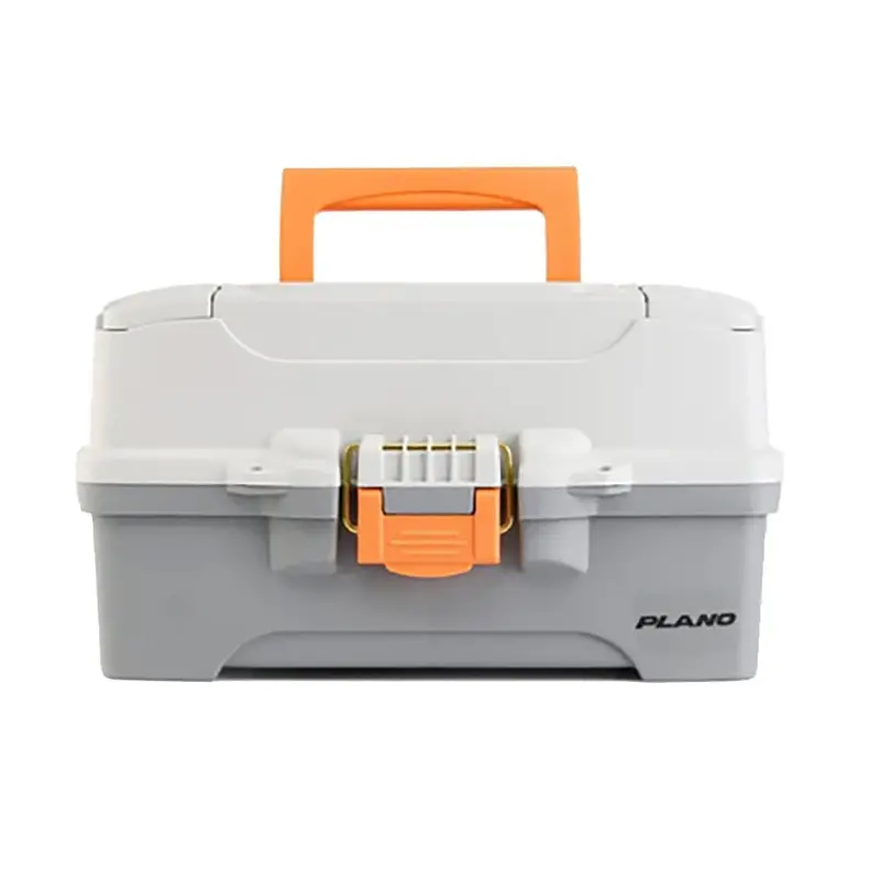 Plano Dual-Compartment Tackle Box – Light & Dark Grey [P000403] 1
