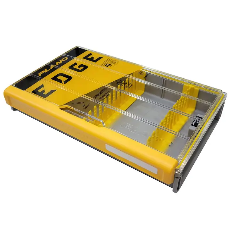 Plano Edge 3700 Spinnerbait Storage Box – High-Capacity, Labeled Compartments [Plase603] 1