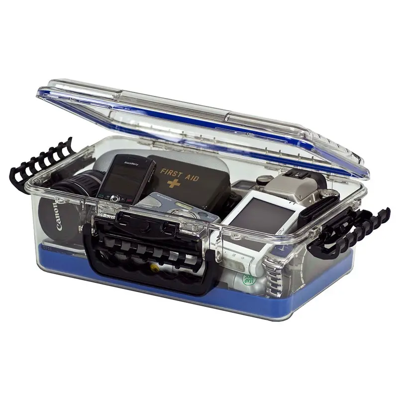 Plano Guide Series Waterproof 3700 Case – Blue & Clear Sealed Fishing Storage [147000] 2