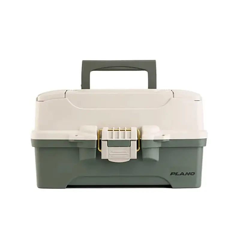 Plano Two-Layer Tackle Organizer – Green & Tan [P000404] 1