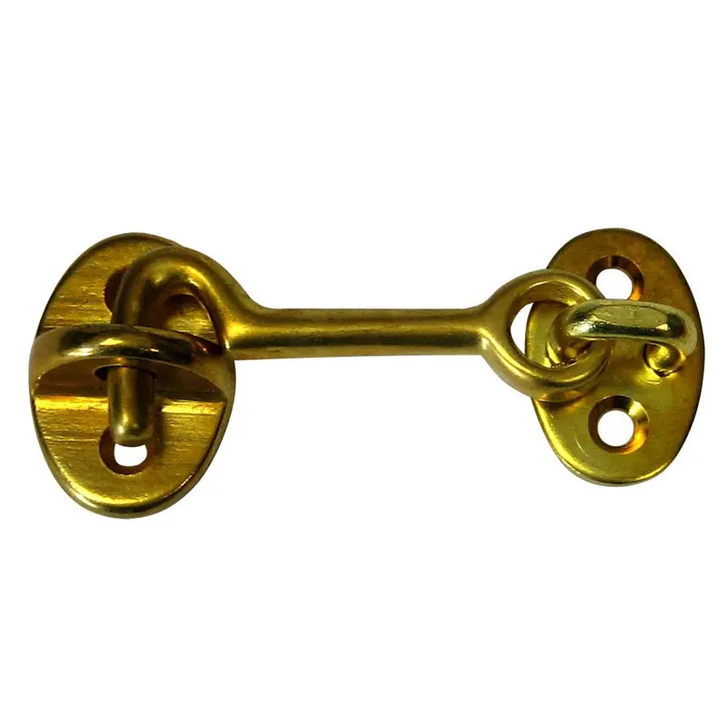 Polished Brass Cabin Door Hook By Whitecap – 2 Inch Surface-Mount Design [S-1401Bc] 1