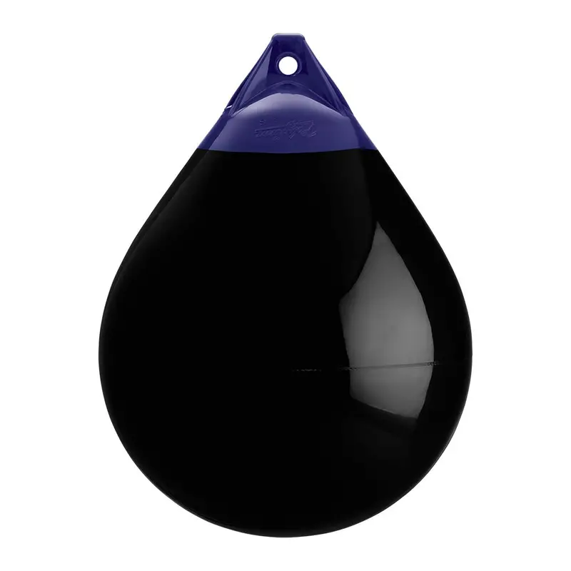Polyform A-5 Heavy-Duty Mooring Buoy – 27" Diameter, Black Uv-Resistant Polyethylene 1