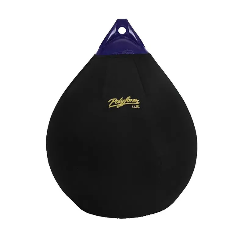 Polyform Efc-A3 Black Fender Cover For A-3 Size Marine Fenders 1
