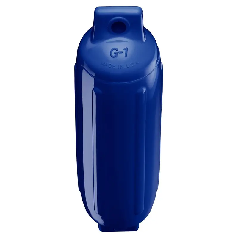 Polyform G-1 Twin Eye Boat Fender – Cobalt Blue, 3.5" X 12.8" 2