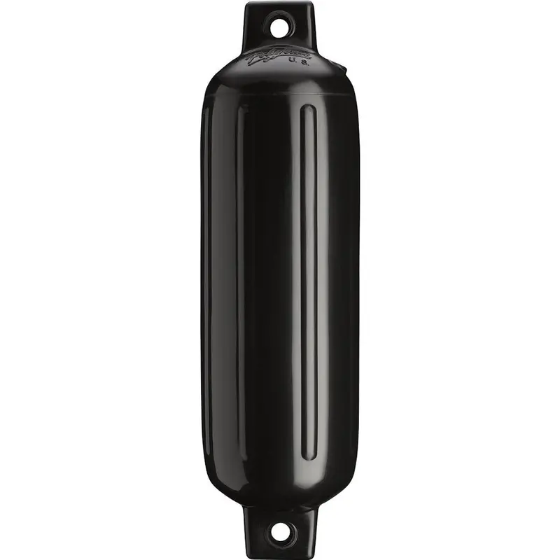 Polyform G-2 Twin-Eye Marine Fender – 4.5" × 15.5", Black 1