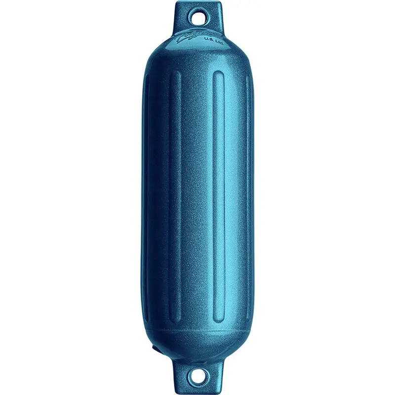 Polyform G-3 Twin-Eye Vessel Fender – 5.5" X 19", Metallic Blue 1