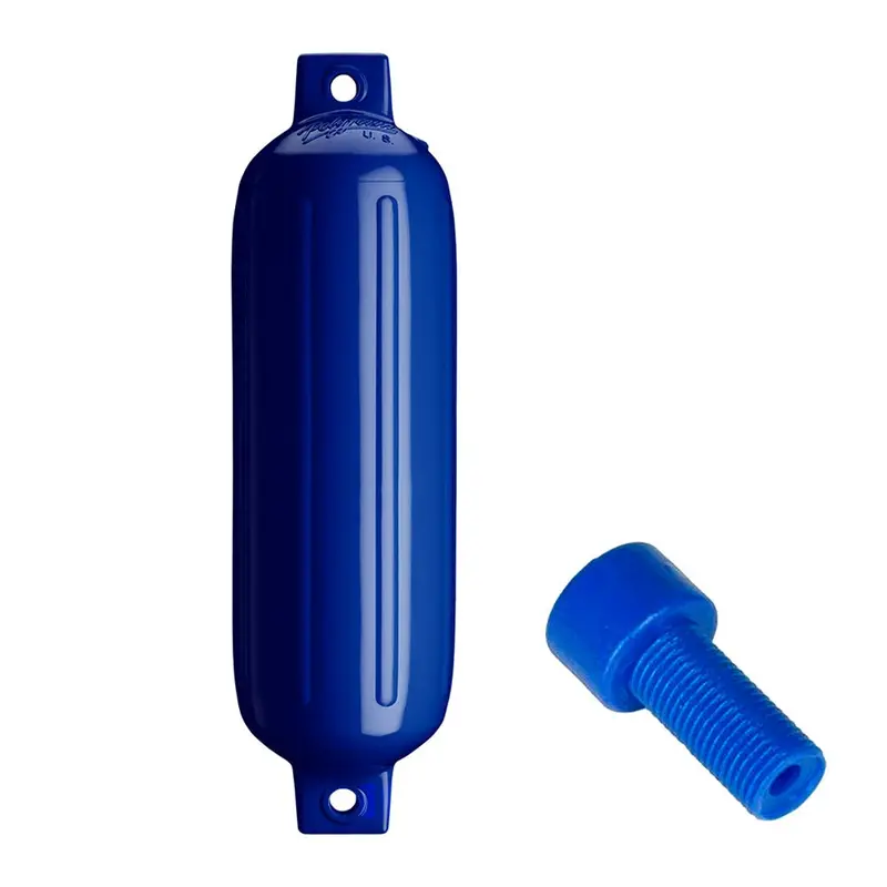 Polyform G-4 Twin Eye Boat Fender With Air Adapter – Cobalt Blue, 6.5" X 22" 1